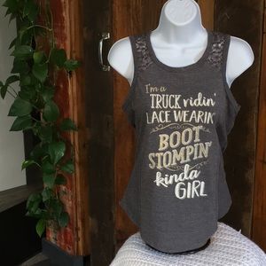 Maurice’s  - Gray Tank - Sz Small